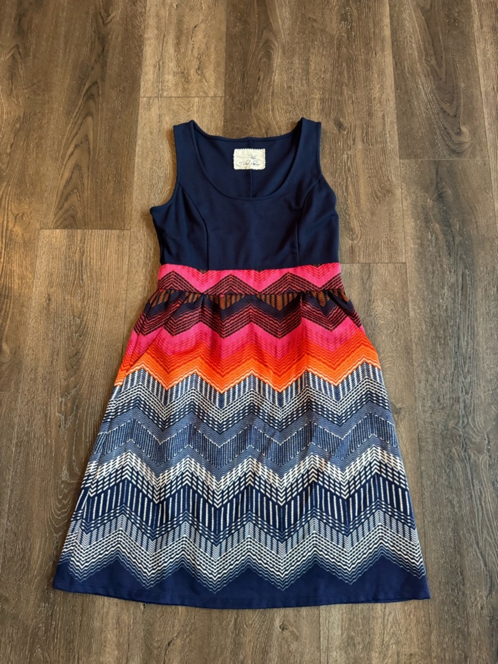 Tabitha Navy Scoop-Neck Tank Dress Women’s size 2